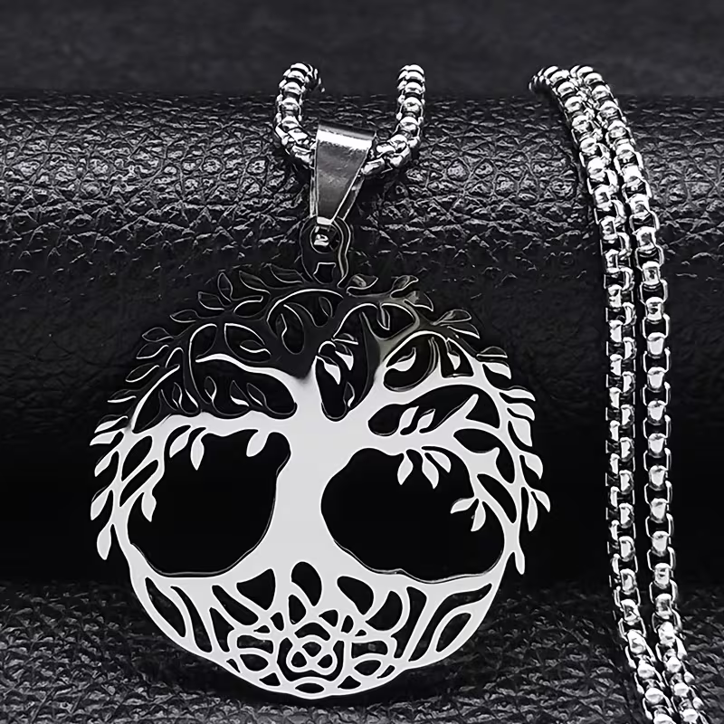 Tree of Life Necklace - 304 Stainless Steel Pendant